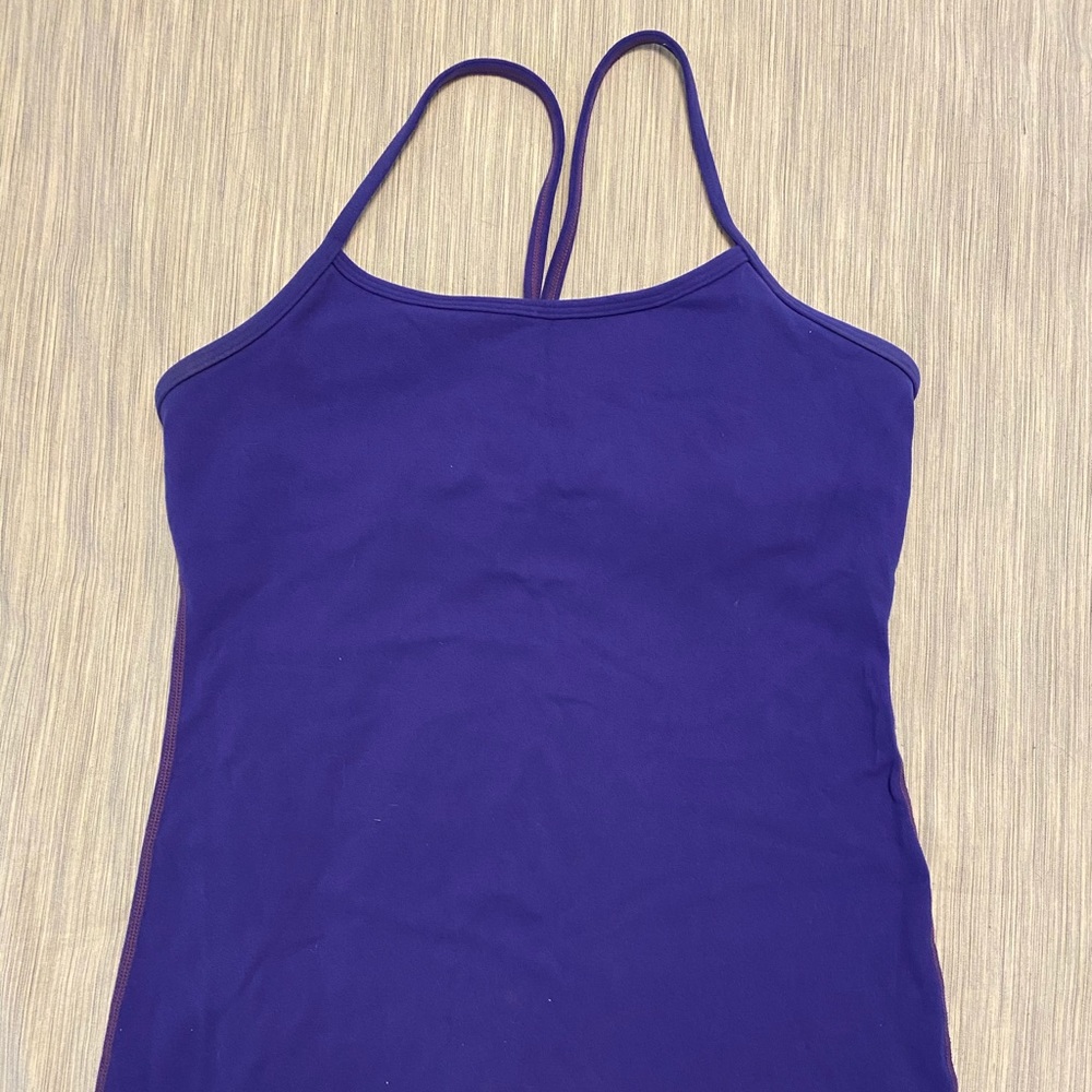 Purple Lululemon Y Tank Size 8